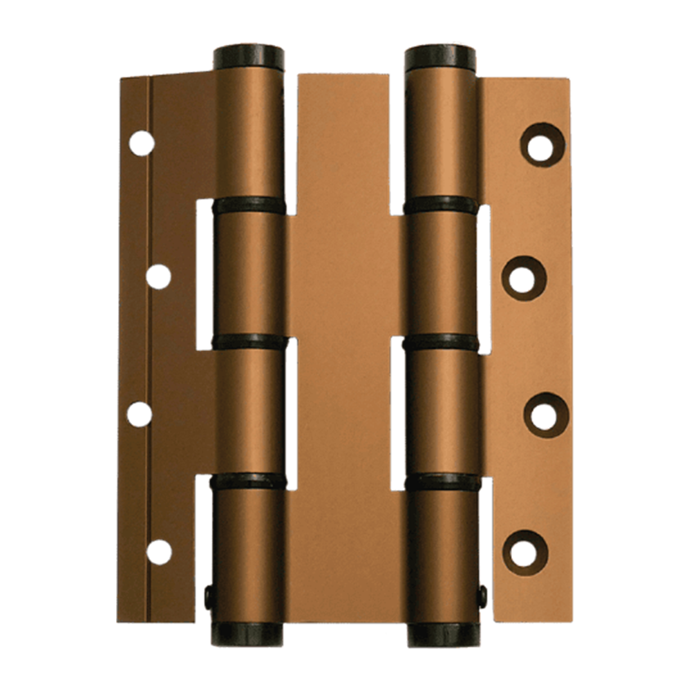 Justor DA120E Spring Hinge: Anodized Bronze in Bronze Anodised