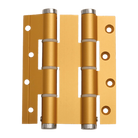 Justor DA120E Spring Hinge: Anodized Gold in Gold Anodised