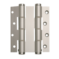 Justor   DA120E Spring Hinge: Anodized Silver in Silver Anodised