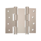 Justor DAW120 Wall Mnt Spring Hinge: SI in Silver Anodised