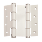 Justor DA120 Spring Hinge: WHT in White Powder Coat