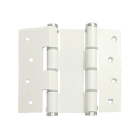 Justor DAW120 Wall Mnt Spring Hinge: White in White Powder Coat