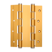 Justor DA180 Spring Hinge: Gol in Gold Anodised