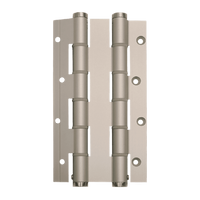 Justor DA180E Spring Hinge: Si in Silver Anodised