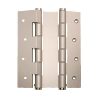 Justor DA180W Wall Mnt Double Action Spring Hinge: Silver in Silver Anodised