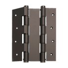 Justor DA180W Wall Mnt Double Action Spring Hinge: Black in Black Anodised