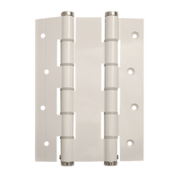 Justor DA180 Spring Hinge: WHT in White Powder Coat