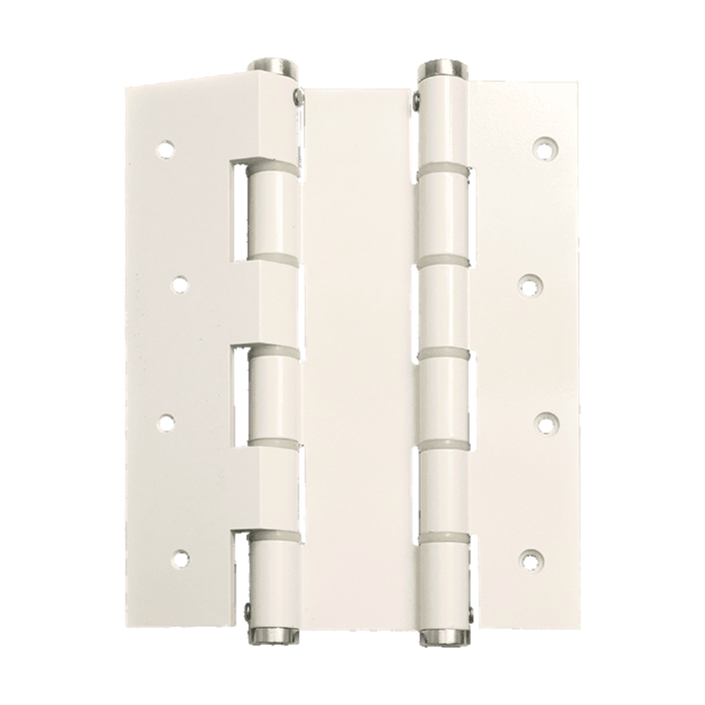 Justor DA180W Wall Mnt Double Action Spring Hinge: White in White Powder Coat