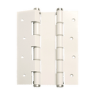 Justor DA180W Wall Mnt Double Action Spring Hinge: White in White Powder Coat