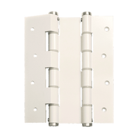 Justor DA180W Wall Mnt Double Action Spring Hinge: White in White Powder Coat
