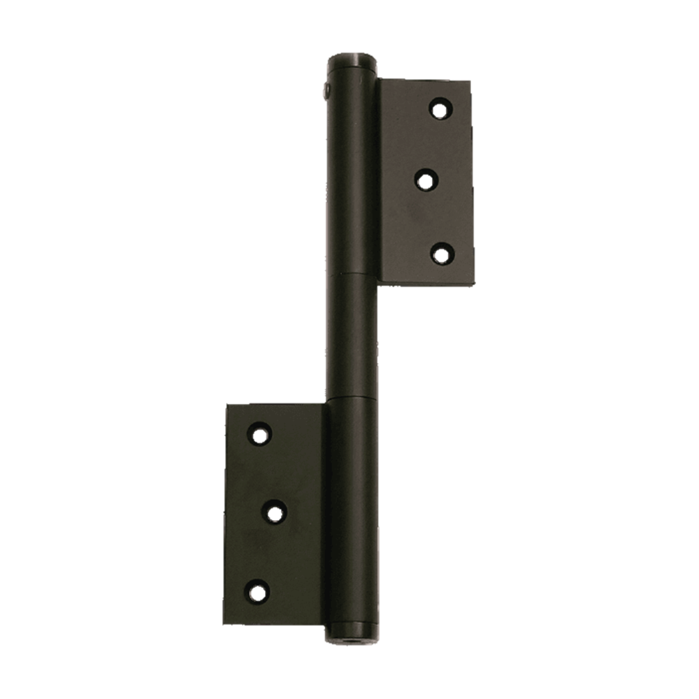 Justor MP Spring Hinge: BLK in Black Anodised