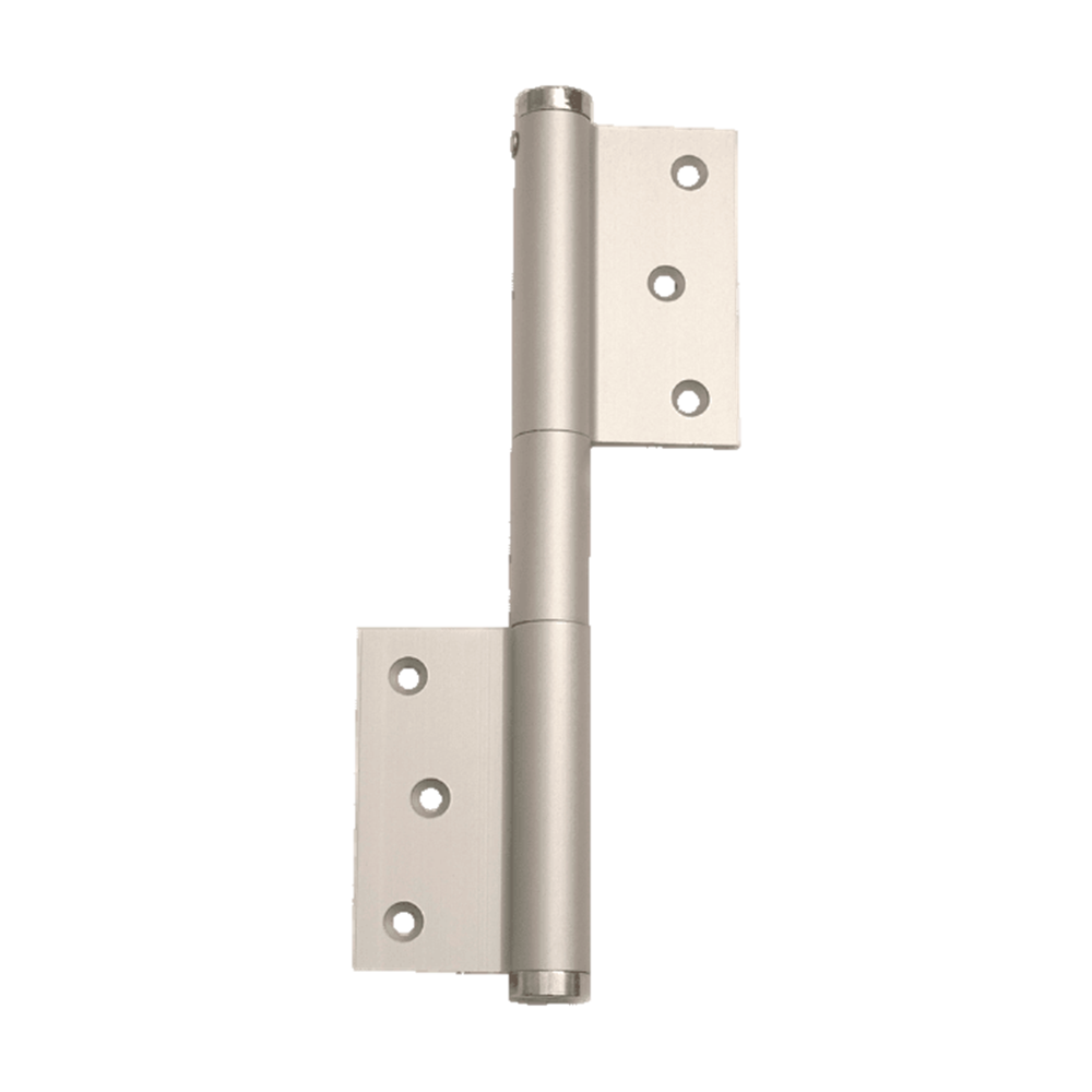 Justor MP Spring Hinge: SILVER in Silver Anodised