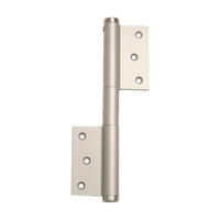 Justor MP Spring Hinge: SILVER in Silver Anodised