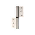 Justor MZ Spring Hinge: SILVER in Silver Anodised