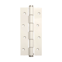 Justor SA180 Spring Hinge: WHT in White Powder Coat
