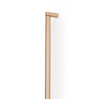 Momo Brooklyn D Cabinet Pull Handle in bronze finish, featuring a sleek, modern design for kitchen or furniture drawers.