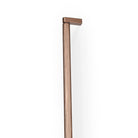 Momo Brooklyn D cabinet pull handle in bronze finish, showcasing a sleek contemporary design with a curved D-shaped handle.