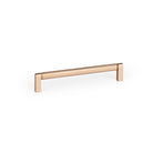 Momo Brooklyn D cabinet pull handle with a sleek design, featuring a brushed bronze finish and modern D-shaped grip.