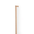 Momo Brooklyn Big D cabinet pull handle in brushed bronze finish, featuring a sleek, modern design for kitchen or furniture drawers