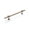 BELGRAVIA 160MM SOLID BRASS BAR PULL POLISHED NICKEL in Polished Nickel