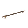 MOMO BELGRAVIA KNURLED 416MM SOLID BRASS APPLIANCE PULL BRONZE in Bronze