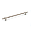 MOMO BELGRAVIA KNURLED 416MM SOLID BRASS APPLIANCE PULL DULL BRUSHED NICKEL in Dull Brushed Nickel