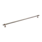 Momo Belgravia 800mm knurled solid brass door pull with a polished finish, showcasing its textured grip and elegant design.