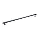 Momo BELGRAVIA 800mm knurled solid brass pull handle mounted on a door or drawer, showcasing its textured surface.