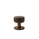 Momo BELGRAVIA lined cabinet knob with a polished brass finish, round shape, and decorative design for furniture hardware.