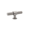 MOMO BELGRAVIA LINED 82MM SOLID BRASS T KNOB DULL BRUSHED NICKEL in Dull Brushed Nickel