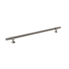 Momo Belgravia lined cabinet pull handle in dark bronze finish, mounted on a cabinet door with visible handle details.