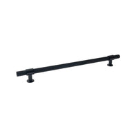 Momo Belgravia lined solid brass appliance pull with detailed design, ideal for cabinet or drawer handles.