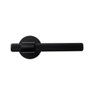 Momo Belgravia lined lever handle with a sleek, polished finish, designed for modern interior doors.