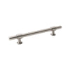 MOMO BELGRAVIA PLAIN 160MM SOLID BRASS BAR PULL DULL BRUSHED NICKEL in Dull Brushed Nickel