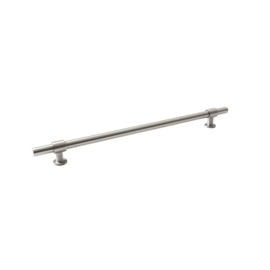 MOMO BELGRAVIA PLAIN 320MM SOLID BRASS BAR PULL DULL BRUSHED NICKEL in Dull Brushed Nickel