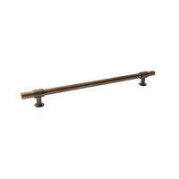 Momo BELGRAVIA plain appliance pull handle in black finish, showing sleek, modern design for kitchen or furniture use.