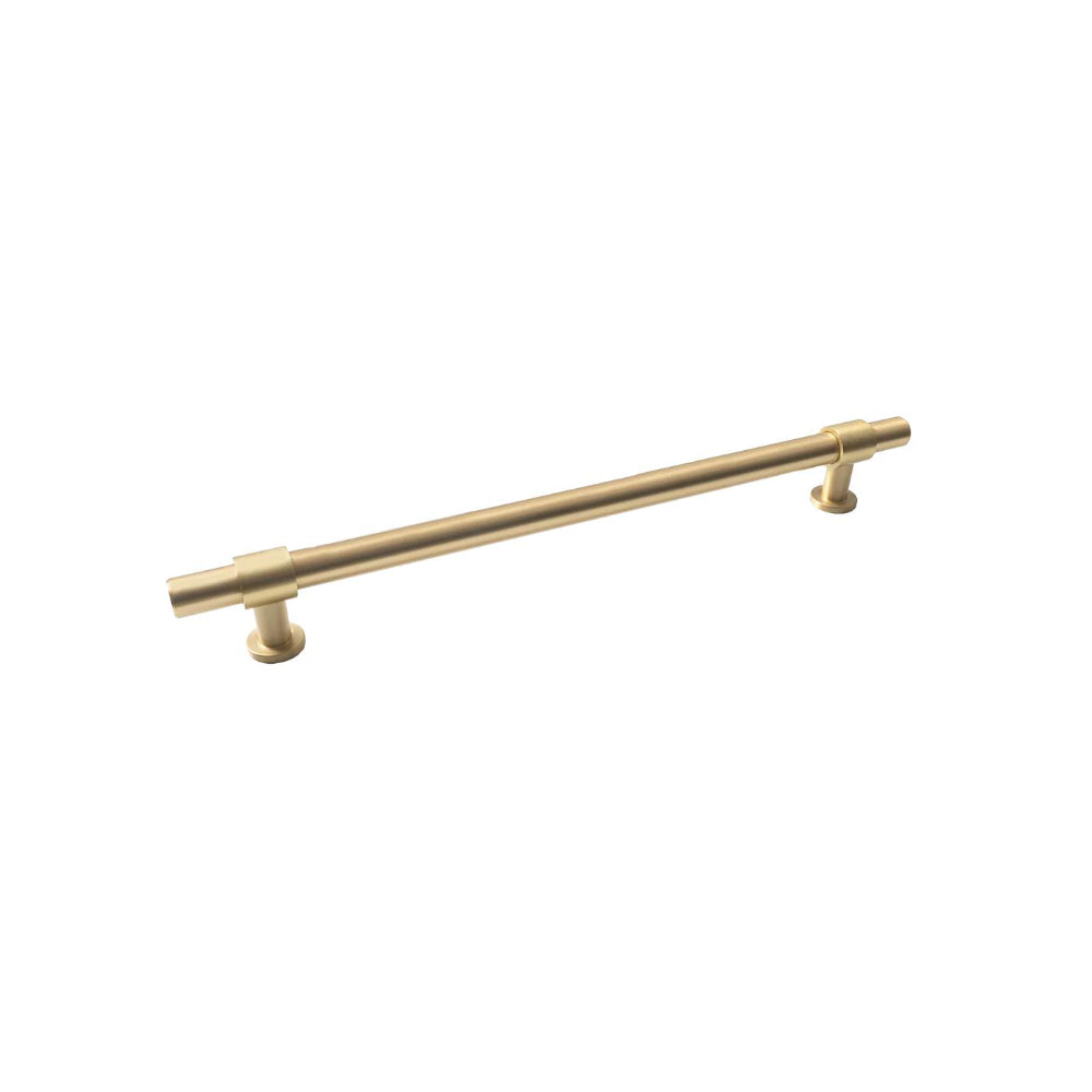 MOMO BELGRAVIA PLAIN 416MM SOLID BRASS APPLIANCE PULL BRUSHED SATIN BRASS in Brushed Satin Brass
