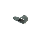 Black Momo BELT Loop Knob with silver accents, designed for automotive interior customization, shown on a dark background.