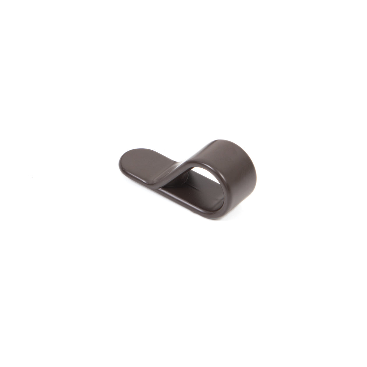 Black Momo belt loop knob with textured finish, designed for car interior accessories.