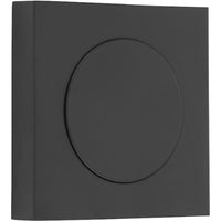 Blank Rose Square Matt Black H52xW52xP10mm in Matt Black