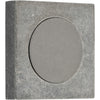 Blank Rose Square Distressed Nickel H52xW52xP10mm in Distressed Nickel
