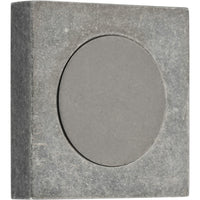 Blank Rose Square Distressed Nickel H52xW52xP10mm in Distressed Nickel