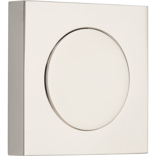 Blank Rose Square Polished Nickel H52xW52xP10mm in Polished Nickel