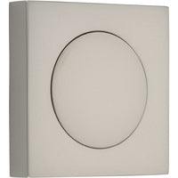 Blank Rose Square Satin Nickel H52xW52xP10mm in Satin Nickel