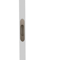 Mardeco radius end pull (each)Box PackBronzeOverall: 96Hx26WOpening: 47Hx18WOverall depth 12mmFace depth 2mm in Bronze