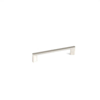 Momo BARRA D cabinet pull handle in dark bronze finish, sleek elongated design for kitchen or bathroom cabinetry.