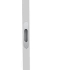 Mardeco radius end pull (each)Box PackBrushed Sat ChrOverall: 96Hx26WOpening: 47Hx18WOverall depth 12mmFace depth 2mm in Brushed Satin Chrome