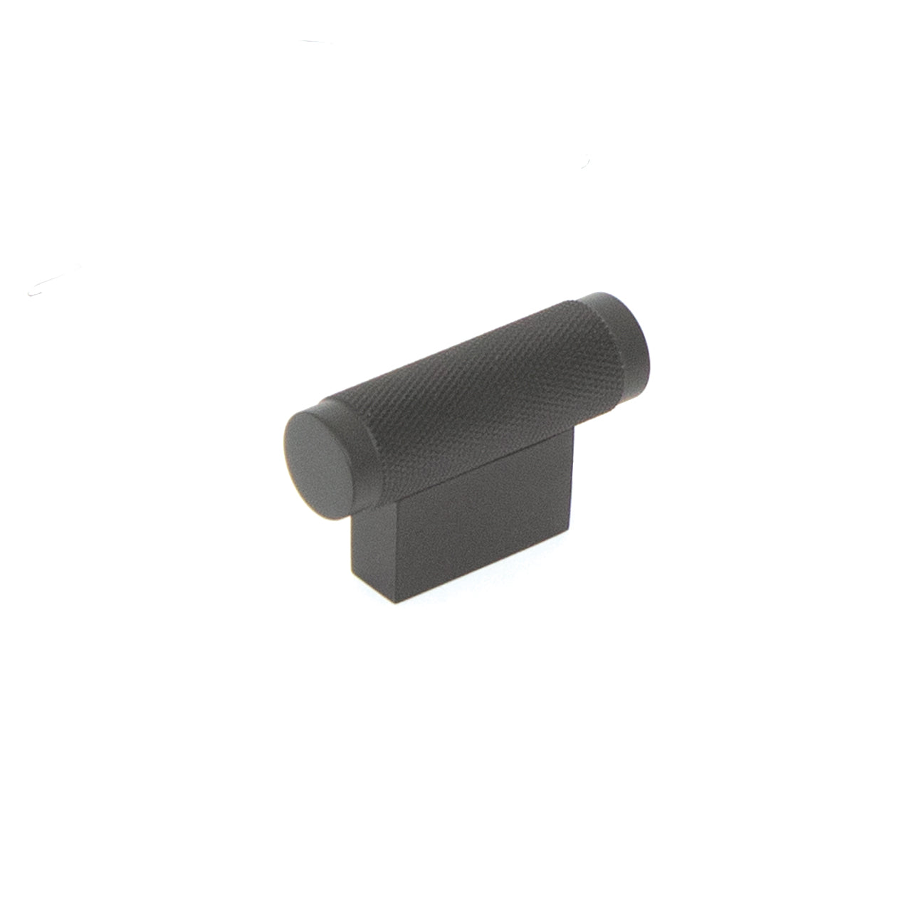 BRIGHTON 50MM SOLID BRASS KNURLED T KNOB MATT BLACK in Matt Black