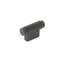 Momo Brighton T-Knob with black finish and textured grip, designed for sporty car interior upgrades.