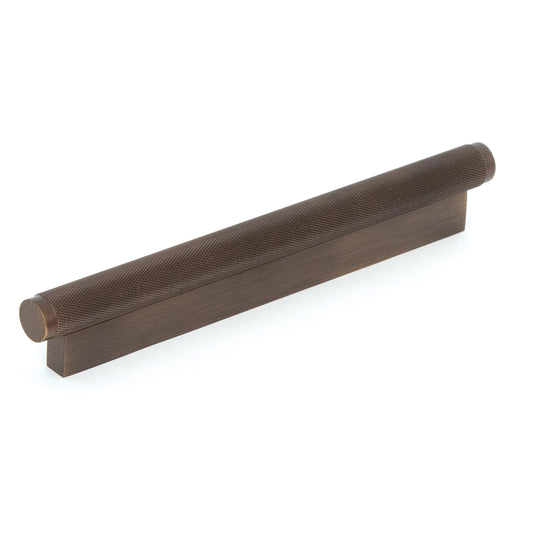 BRIGHTON 160MM SOLID BRASS KNURLED PULL HANDLE BRONZE in Bronze